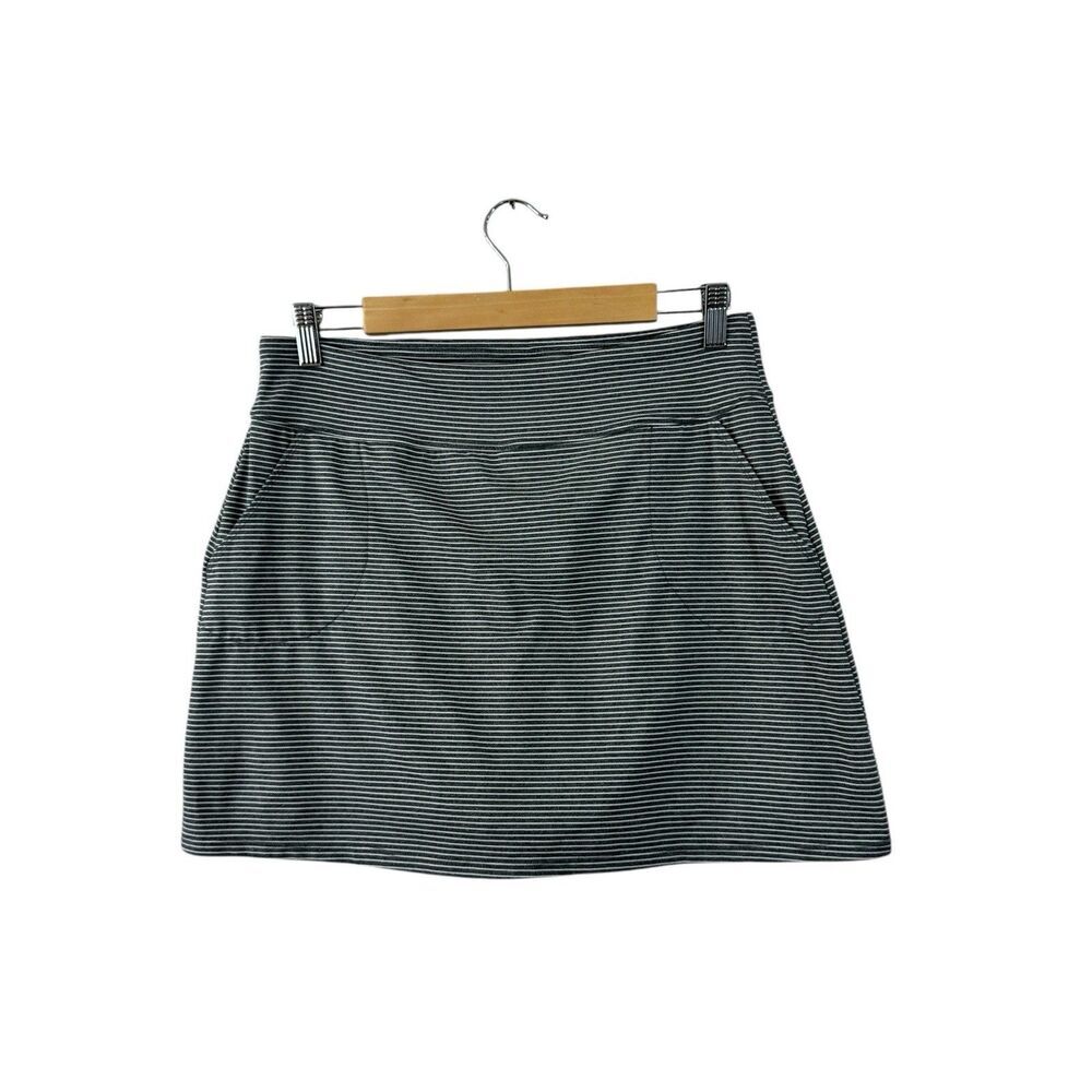 Aventura Medium Skort Skirt Mini Tennis Golf Athletic Stretch Gray White Womens
